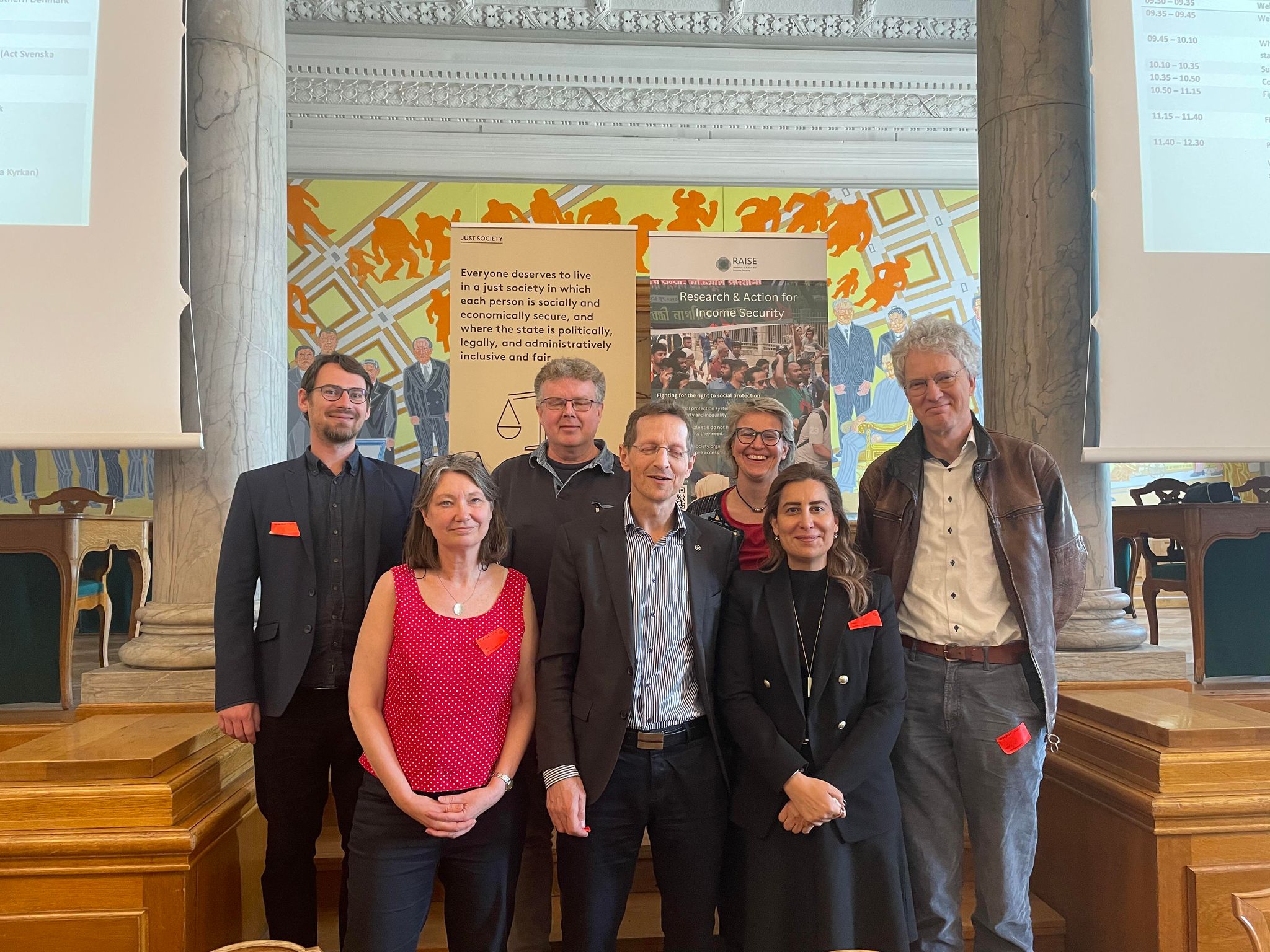 Group picture of presentors