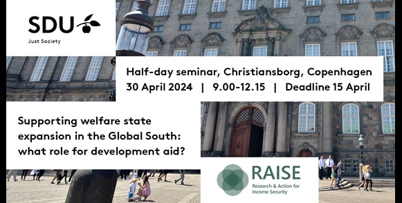 Picture for event used for social medier. Half-day seminar, 30 april and title.