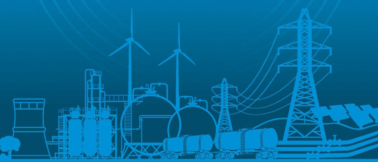 Grafik med forskellige energiteknologier