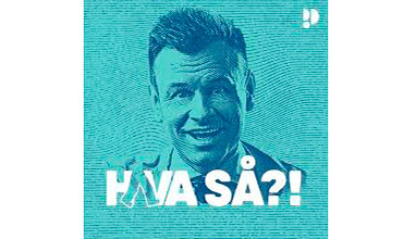 Logo til podcasten "Hva' Så? " med Christian Fuhlendorff