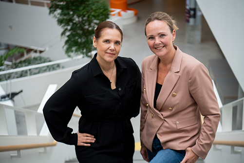 Ann Højbjerg Clarke og Majbritt Rostgaard Evald