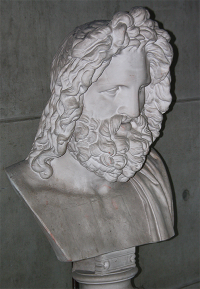 Zeus/Jupiter fra Otricoli, Senhellenistisk/romersk kopi af græsk original fra slutningen af 4. årh. f.Kr.