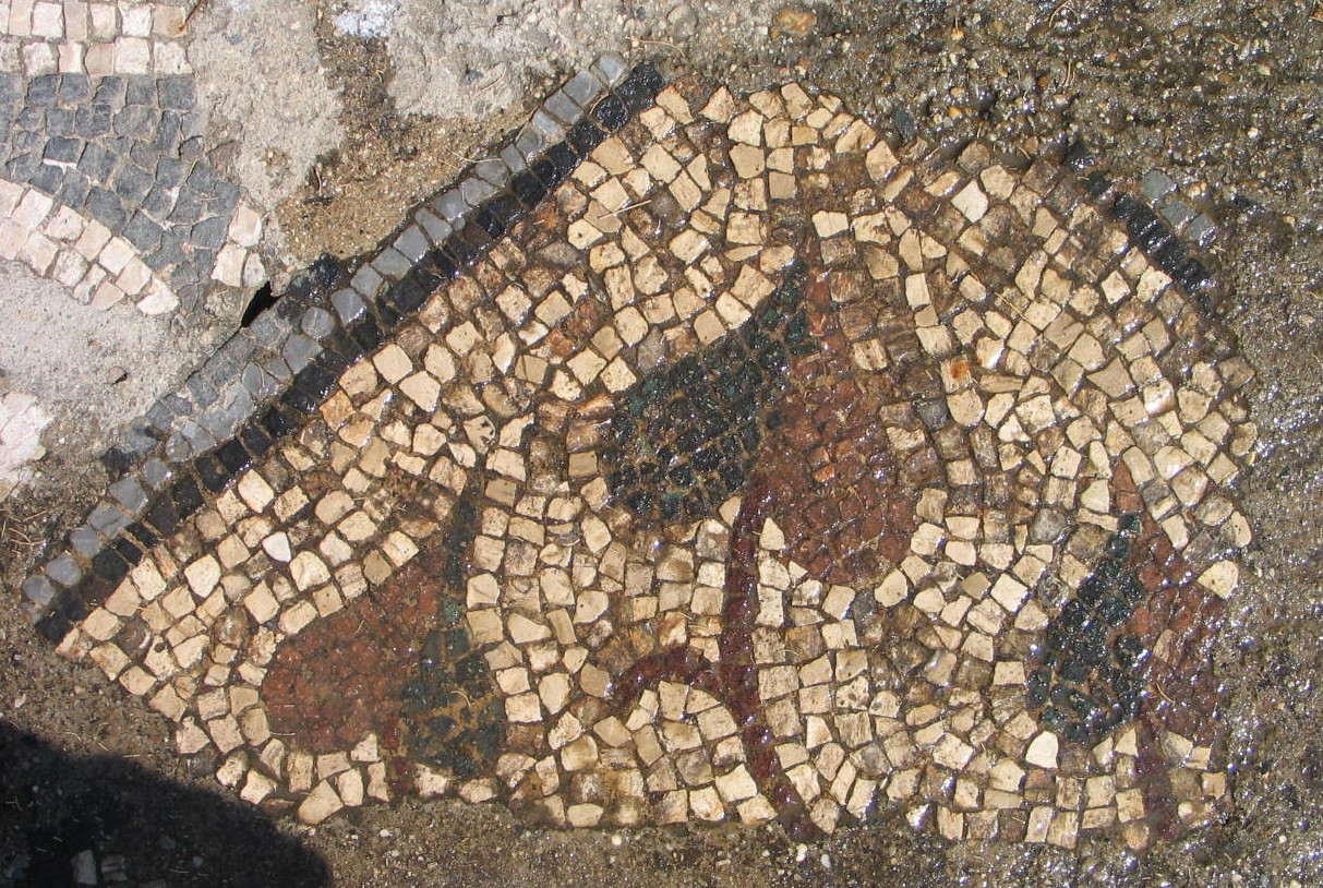 Fragment of floral border