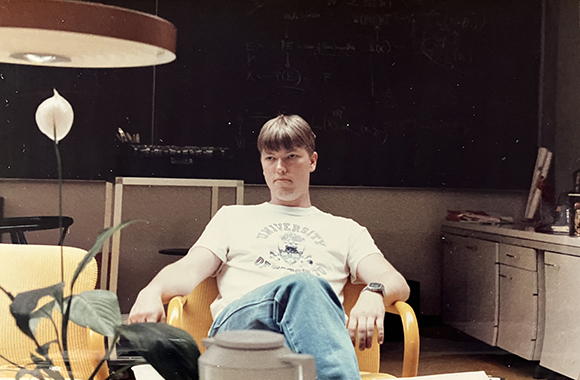 Jørgen Bang Jensen as a young student