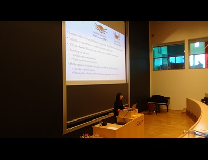 Melina forsvarer sin ph.d.-afhandling