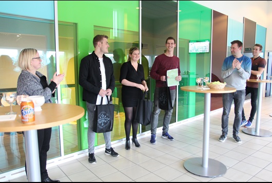 The winner team together with Chris Horbel and Jacob Drachmann Haag