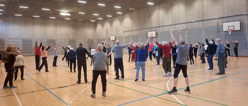 Fælles-gymnastik.