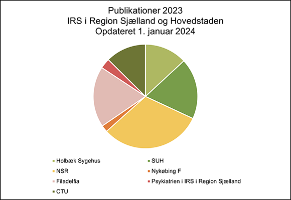 Peer review publikationer i IRS Region Sjælland og Hovedstaden 2023
