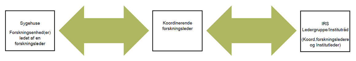Organiseringen mellem sygehusene og Institut for Regional sundhedsforskning