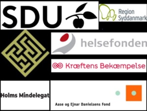 Collage af alle logos af financering organizationer