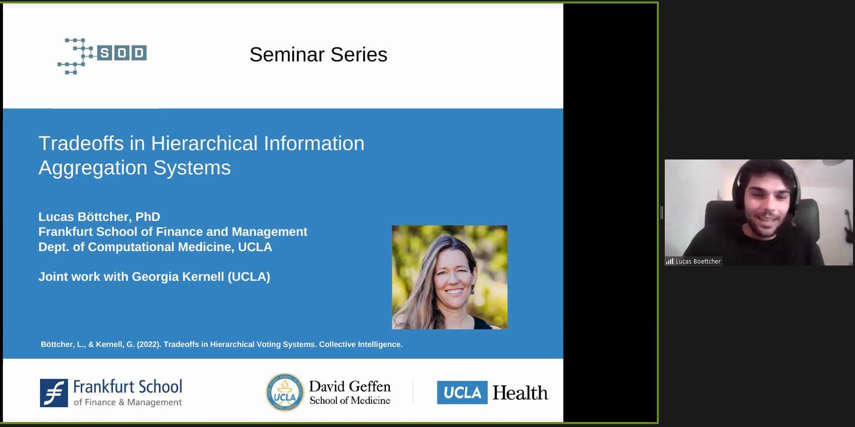 Seminar with Lucas Böttcher