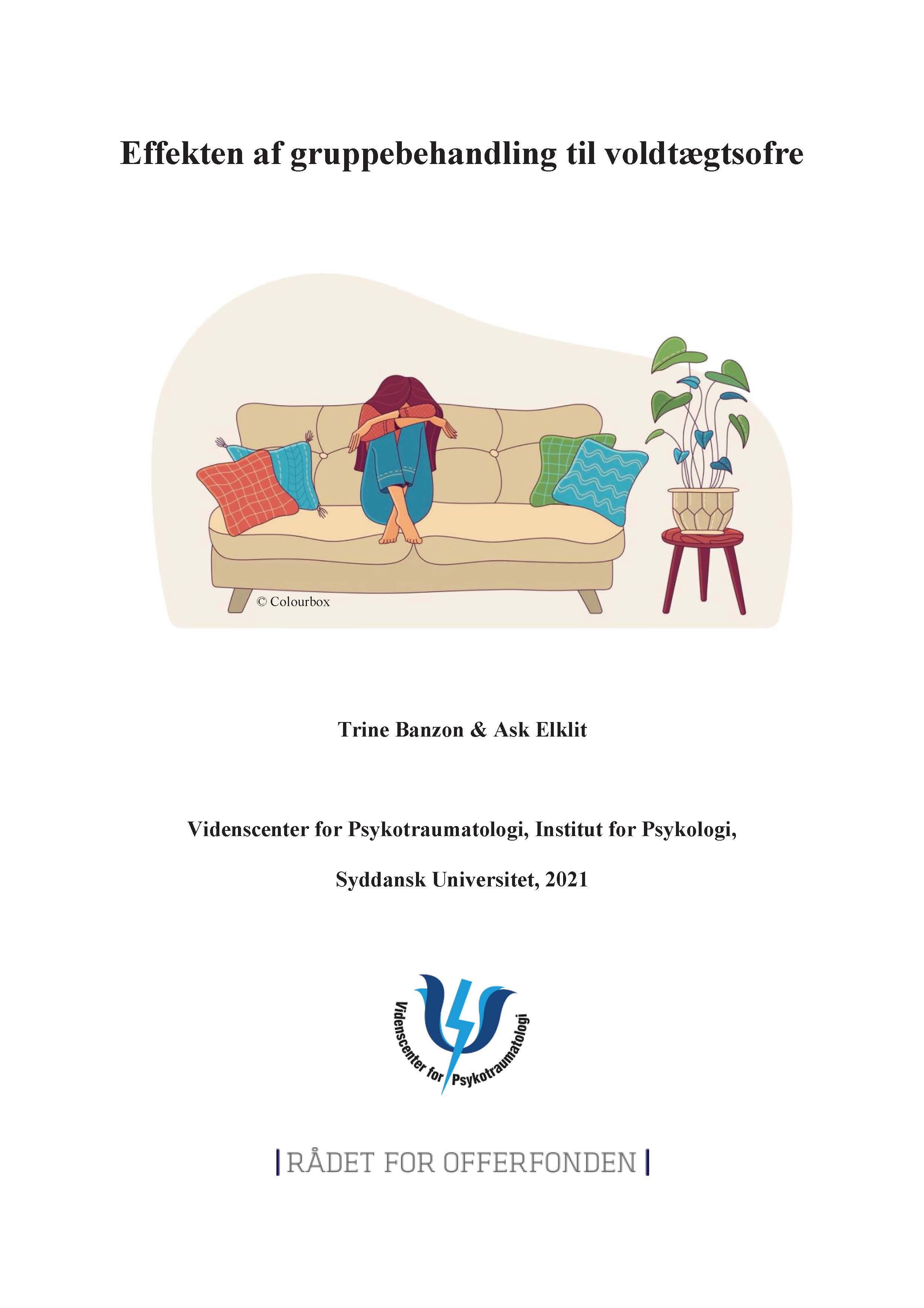 The front of a report about the effect of group treatment