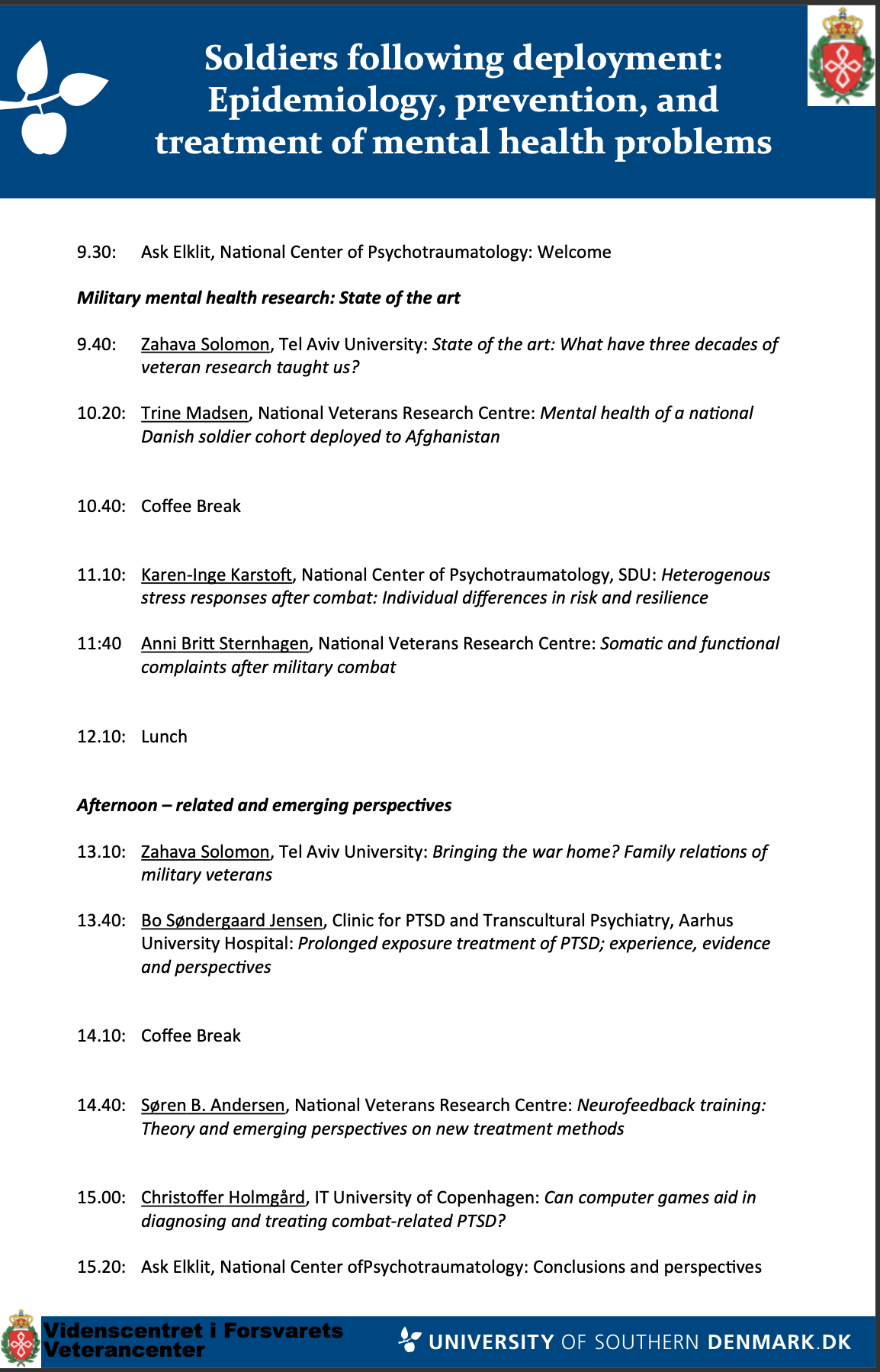 Overview of programme