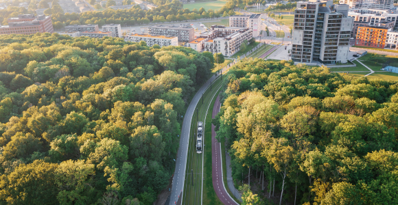 Campus Odense set oppefra