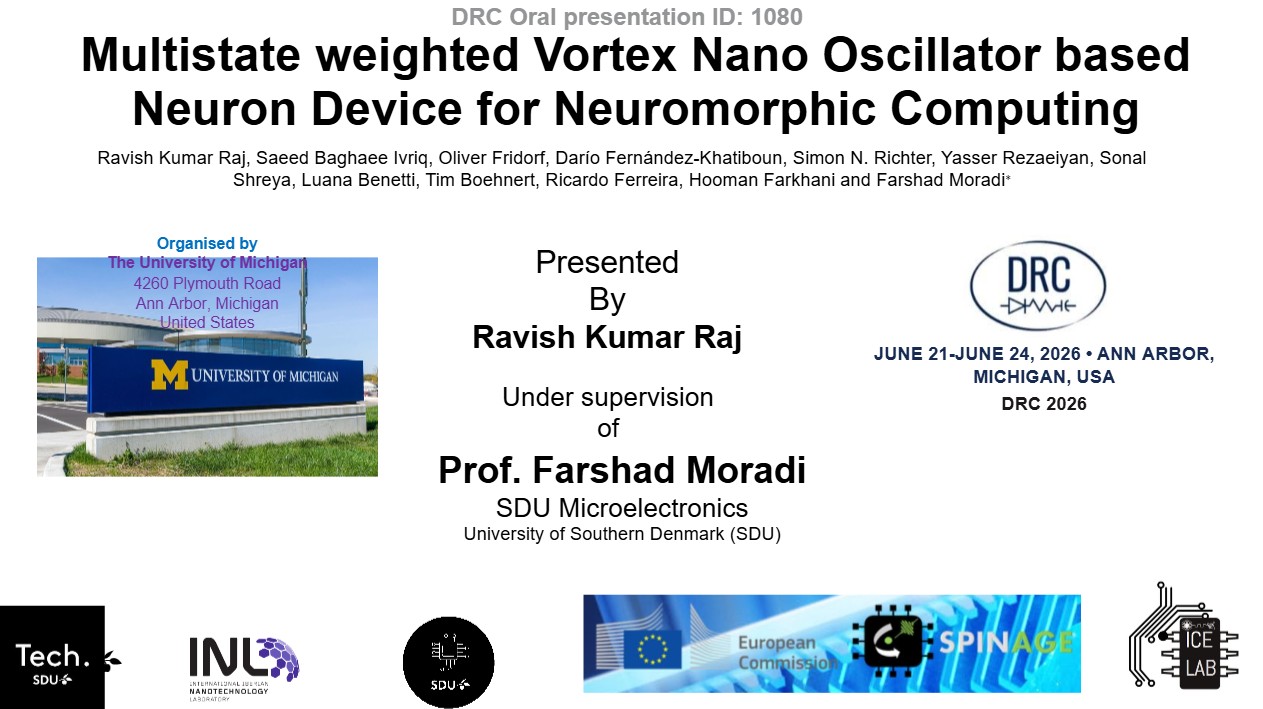 Ravish Kumar Raj at the Device Research Conference 2026