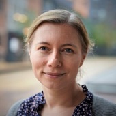 Portræt af Julie Fuglsang, Project Manager ved International House Odense. 