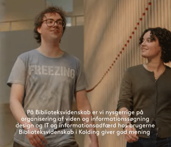Mød studerende fra Biblioteksvidenskab, IT og Kommunikation på Syddansk Univeristet i Kolding, og hør hvad du lærer på uddannelsen