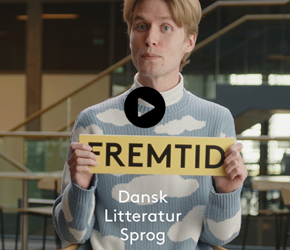 Hør hvorfor Sebastian har valgt at læse dansk på SDU i Odense