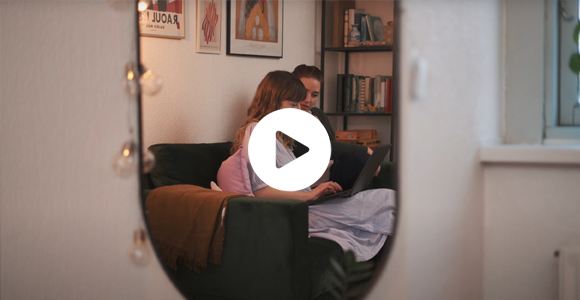 Et billede fra en video der fortæller om muligheden for iværksætteri