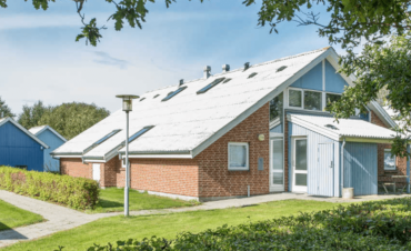 One of the student residences on Hedelundvej in Esbjerg from outside