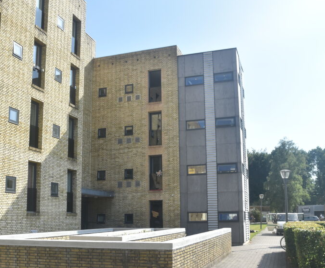 H. C. Ørstedskollegiet (student residence) in Odense from outside.