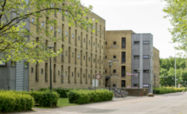H. C. Ørstedskollegiet (student residence) in Odense from outside.