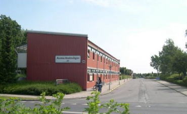 Rasmus Rask Kollegiet (student residence) in Odense from outside.