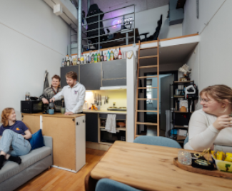 Apartment in Bomuldsspinderierne.