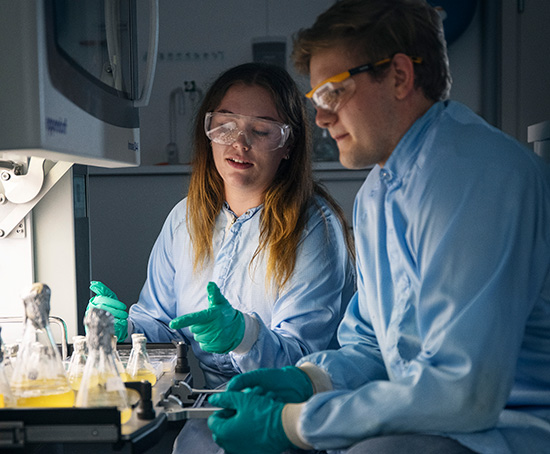 Studerende fra Det Tekniske Fakultet